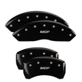 SET OF 4 CALIPER COVERSENGRAVED FRONT AND REAR:MGPYELLOW POWDER COATBLK CHAR