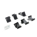 Dominator Extreme Frame Slider Mounting Brackets Only Textured Black 2014-2024 Toyota 4Runner Go Rhino
