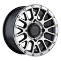 BLACK RHINO HARD ALLOYS - UTV BULPZ 14X7 4X137 SGL-BLK-MACH 36MM - 1470LPZ364136F06