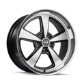 RIDLER 652 652 GLOSS BLACK WITH DIAMOND CUT FACE LIP 17X7 5-114.3 0MM 83.82MM