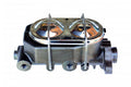 LEED Brakes Master cylinder kit 1-1/8 inch bore chrome lid with disc/disc valve