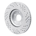 R1 19-25 Infiniti Qx50 Front Left Drilled & Slotted Geoperformance Rotor