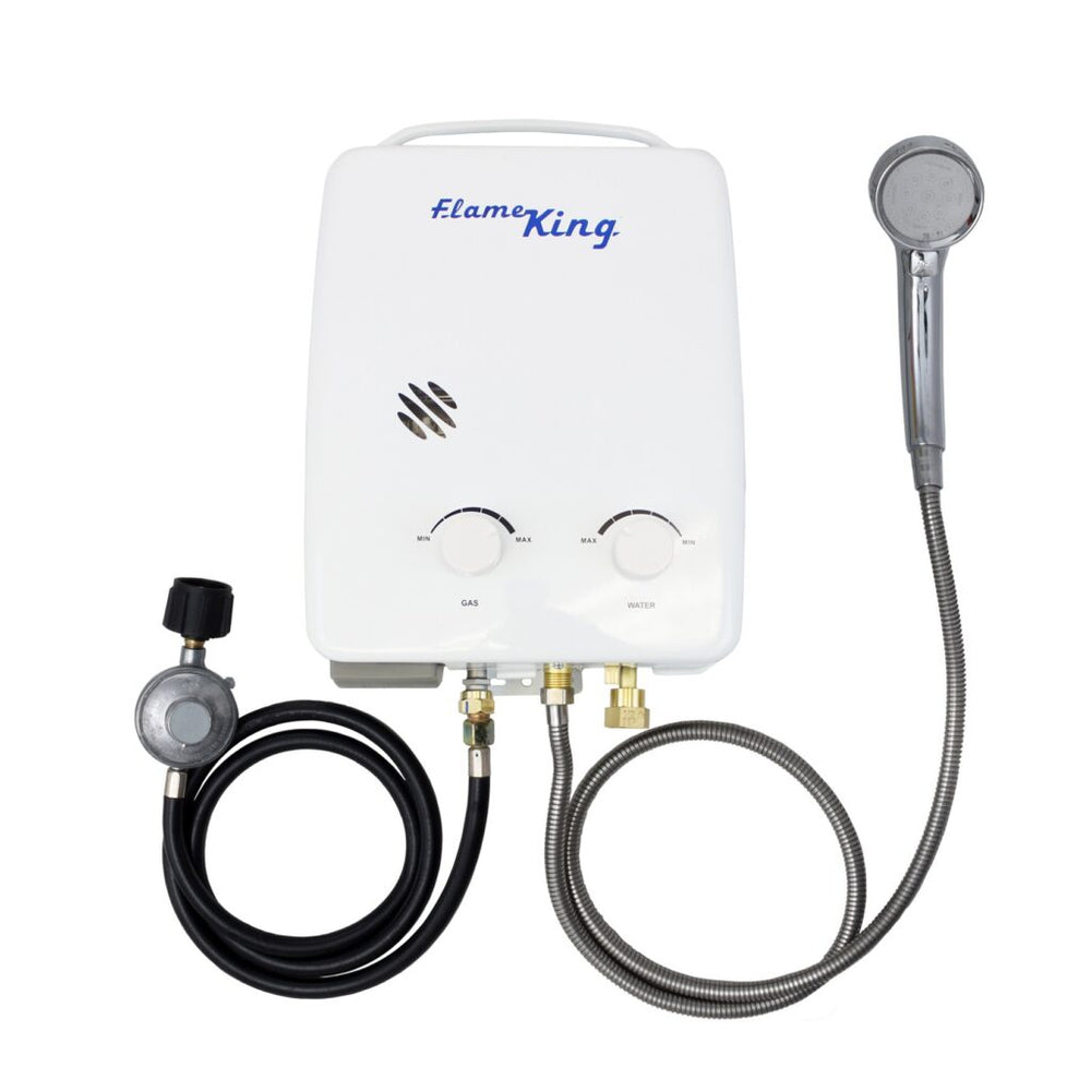 PORTABLE TANKLESS WATER HEATER PROPANE GAS 5L 1.32GPM AT 34000 BTU
