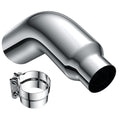 STACK PIPE CHROME ANGLED 5IN OD 36IN LGTH