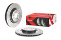 Brembo 10-11 Audi S4/08-11 S5 Front Premium Xtra Cross Drilled UV Coated Rotor