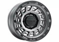 Raceline 957GB Halo 17x9in / 8x180 BP / -12mm Offset / 130.81mm Bore - Gunmetal & Black Lip Wheel