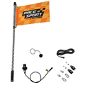 4FT OFFROAD LED RGBW WHIP WITH IMPACT PROTECTION RIBS