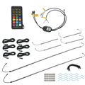 6PC FLEXIBLE RGBW LED UNDERBODY VEHICLE KIT WITH ENLIGHT10 APP FULL CONTROL