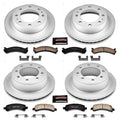 Power Stop 99-01 Nissan Maxima Front & Rear Z17 Evolution Geomet Coated Brake Kit