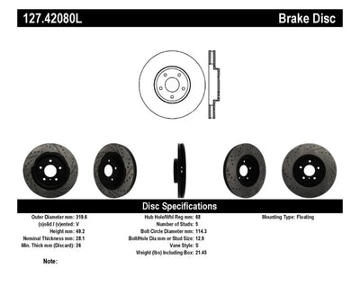 Stoptech auto part