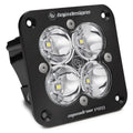 Flush Mount LED Light Pod White Clear Lens Work/Scene Pattern Squadron Pro Baja Designs