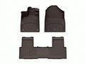 WeatherTech Cocoa Front Rear Rear FloorLiner HP Fits -23-25 Pilot 471796-1-2IM