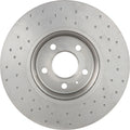 Brembo 09-11 Audi A4/A4 Quattro/10-11 A5 Front Premium Xtra Cross Drilled UV Coated Rotor