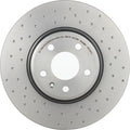 Brembo 09-11 Audi A4/A4 Quattro/10-11 A5 Front Premium Xtra Cross Drilled UV Coated Rotor