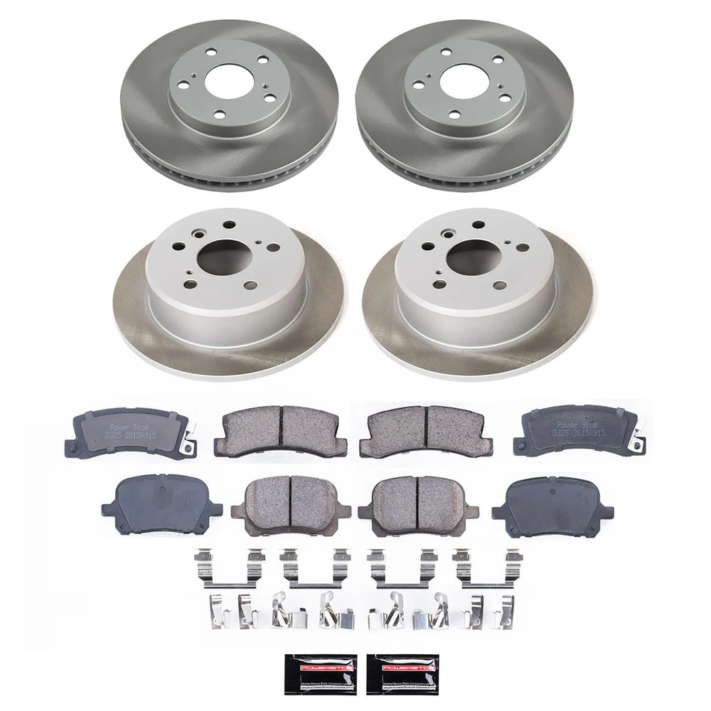 Power Stop 97-99 Lexus ES300 Front and Rear Semi-Coated Rotor Kit