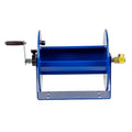 100 SERIES HAND CRANK HOSE REEL 3/8IN I.D. 50FT HOSE CAPACITY 4000 PSI BLUE