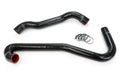 HPS Performance Black Reinforced Silicone Radiator Hose Kit Coolant for Jeep 06-08 Grand Cherokee SRT8 6.1L V8 WK1