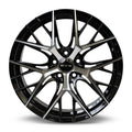 VALKYRIE 18X8 5X112 ET38 CB66.6 GLOSS BLACK MACHINED