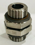3/4IN BSPP (MALE) TO 3/4IN BSPP (MALE) STAINLESS STEEL PIPE UNION
