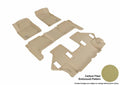 3D MAXpider 2017-2020 Nissan Armada Kagu 1st & 2nd & 3rd Row Floormats - Tan