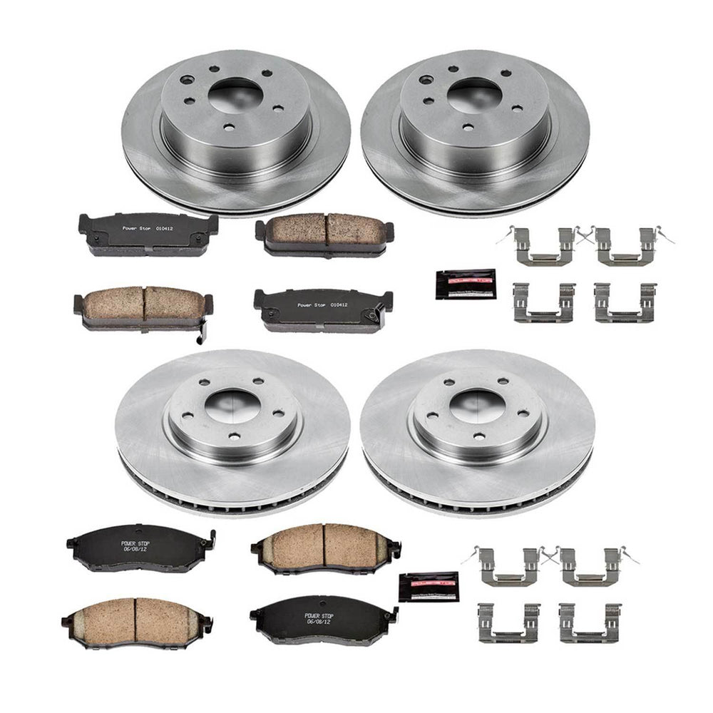 Power Stop 03-04 Infiniti M45 Front & Rear Autospecialty Brake Kit