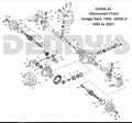 FRONT AXLE SHAFT OUTER W/33 SPLINE (DANA 44) LH/RH