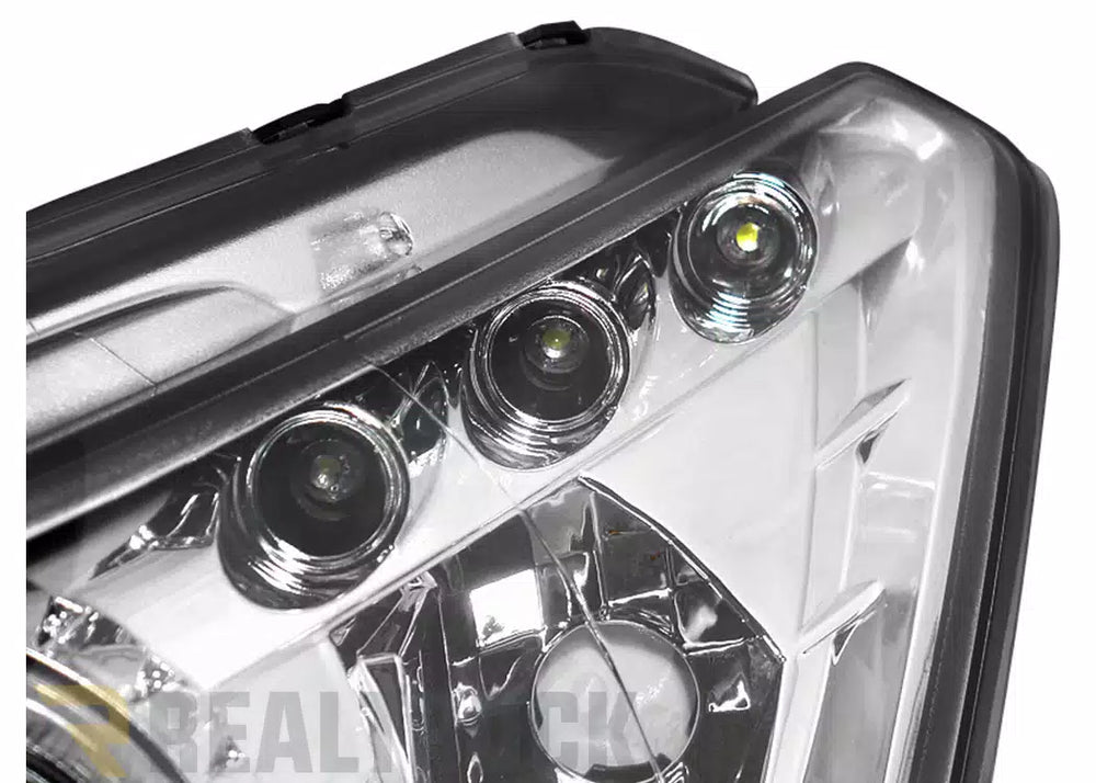 HALO PROJECTOR HEADLIGHT CHROME HOU