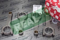 CP Pistons Honda F20C - Bore (87mm) - Size (STD) - Compression Ratio (12.5) - Single Piston