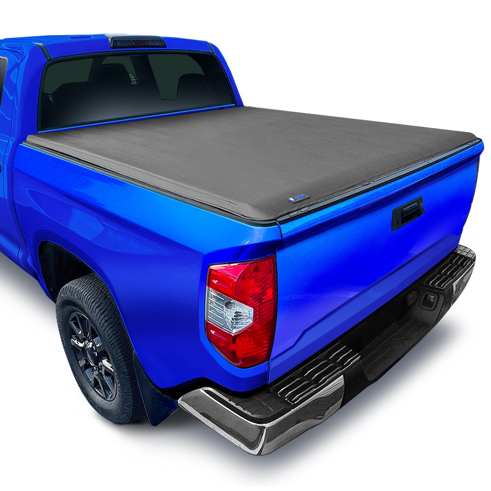 0713 TUNDRA 6.5FT FLEETSIDE T1 SOFT ROLL UP TRUCK BED TONNEAU COVER
