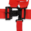 RaceQuip L & L 5pt Ratchet HNR Harness Black