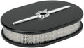 Oval Air Cleaner Small Streamline Black