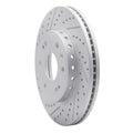 DFC 09-20 Chevrolet Tahoe Front Left Drilled & Slotted Geoperformance Rotor