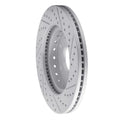 DFC 09-20 Chevrolet Tahoe Front Left Drilled & Slotted Geoperformance Rotor