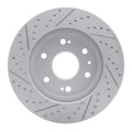 DFC 09-20 Chevrolet Tahoe Front Left Drilled & Slotted Geoperformance Rotor