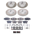 Power Stop 02-06 Acura RSX Front and Rear Semi-Coated Rotor Kit