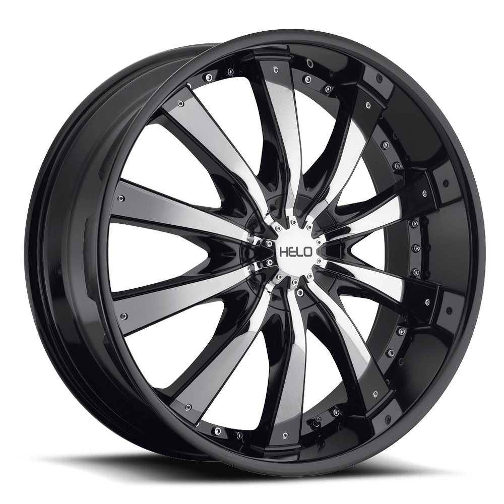 HE875 20X8.5 6X5.0/5.5 G-BLK W/ ACCENTS 38MM