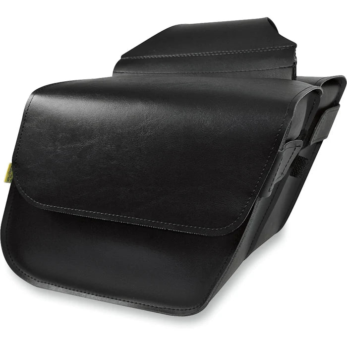 Willie & Max Universal Raptor Compact Slant Saddlebags (12 in L x 9.5 in W x 5.5 H) - Black