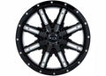 RAVINE 17X8 5X135/139.7 ET0 CB87.1 GLOSS BLACK MILLED