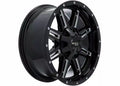 RAVINE 17X8 5X135/139.7 ET0 CB87.1 GLOSS BLACK MILLED