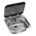 SINK RECT SS W/FAUCET (EUR)