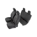 ~(13.4 lbs. 27X20X9)~ Jeep Neoprene Seat Cover Set Black [08-10 Wrangler JK Unlimited]
