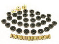 Prothane 65-67 GM Convertible Body Mount Kit - Red