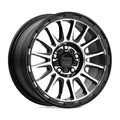 KM542 17X8 6X5.5 S-BLK MACH 20MM