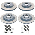 R1 06-11 Honda Civic Front & Rear Brake Rotor Set w/Ceramic Pads and Hardware
