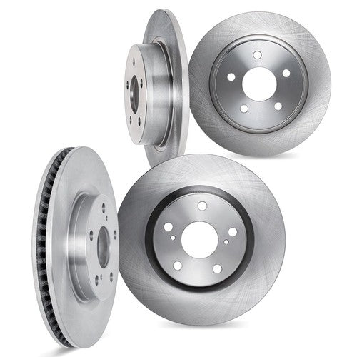 R1 06-11 Honda Civic Front & Rear Brake Rotor Set w/Ceramic Pads and Hardware