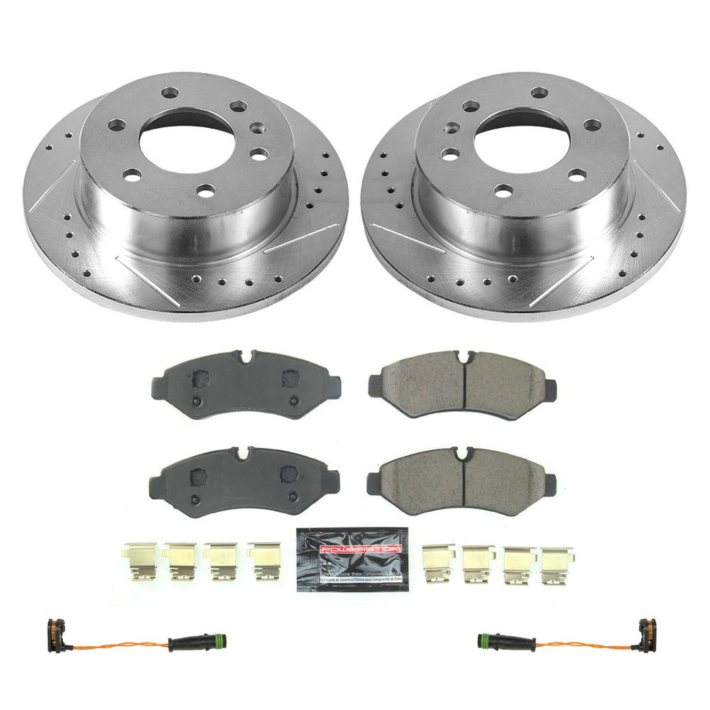Power Stop 2020 Mercedes-Benz Sprinter 3500 Rear Z23 Evolution Sport Brake Kit
