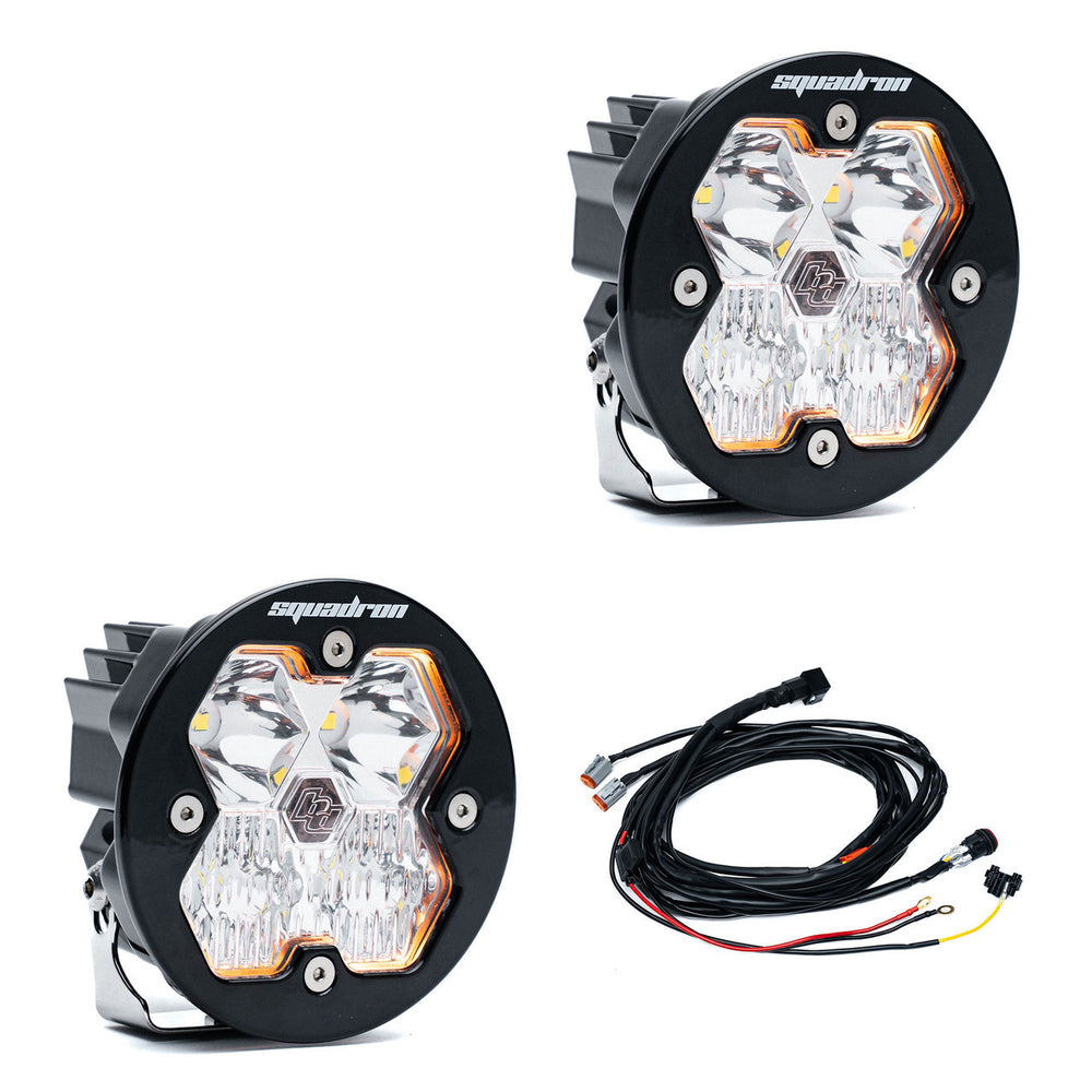 Baja Designs Squadron-R 2.0 Sport (Pair) LED Driving/Combo / No Harness