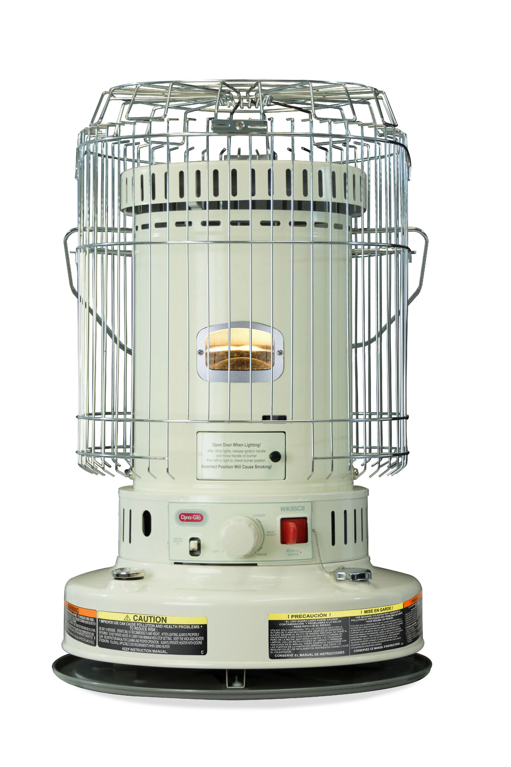 DYNAGLO 23.8K BTU INDOOR KERO SIDE IGNITION IVORY