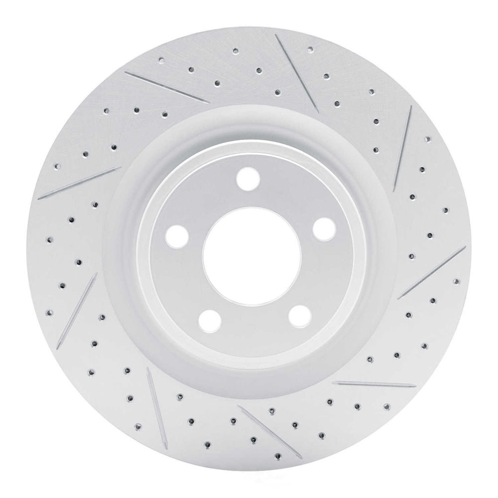 DFC 20-26 Ford Explorer Front Right Drilled & Slotted Geoperformance Rotor