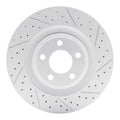 DFC 20-26 Ford Explorer Front Right Drilled & Slotted Geoperformance Rotor